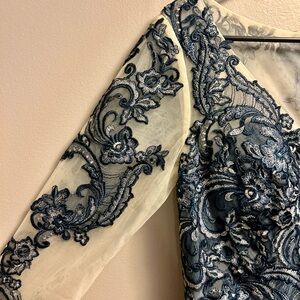 Elegant JJs House Navy Lace Dress